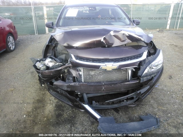 1G11C5SLXFF154259 - 2015 CHEVROLET MALIBU 1LT 棕色 照片 6