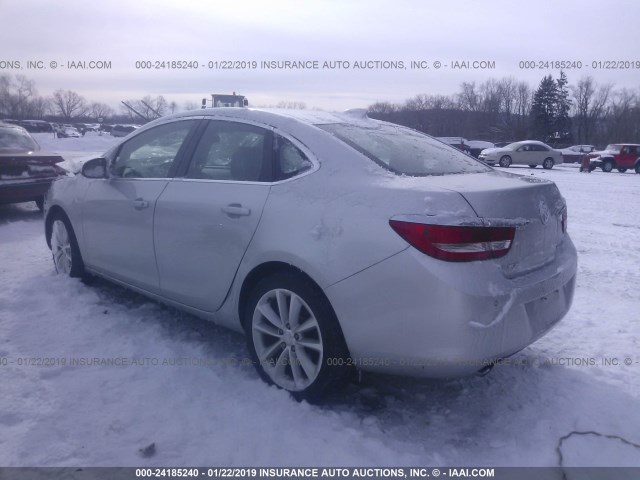 1G4PR5SK5G4100271 - 2016 BUICK VERANO CONVENIENCE SILVER photo 3