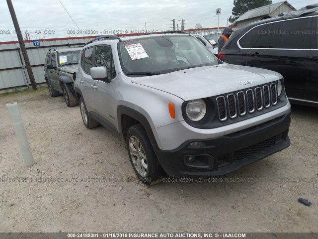 ZACCJABT8GPC59413 - 2016 JEEP RENEGADE LATITUDE SILVER photo 1