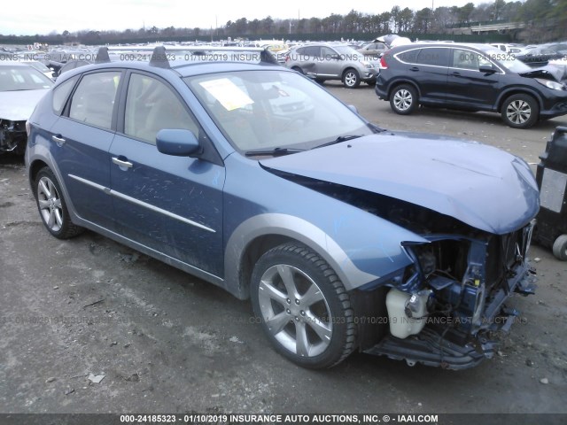 JF1GH63639G824417 - 2009 SUBARU IMPREZA OUTBACK SPORT BLUE photo 1