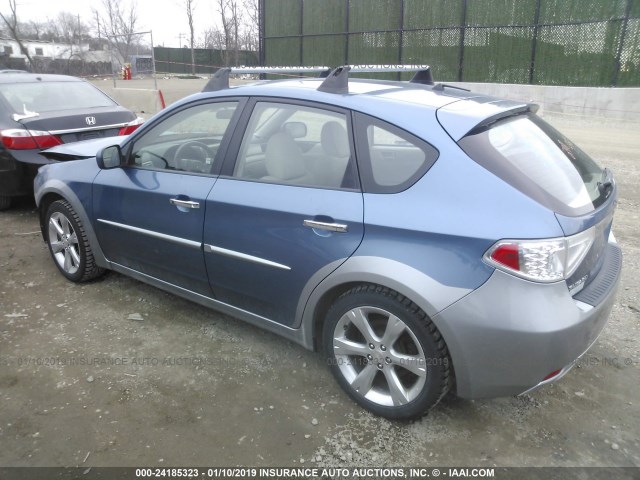 JF1GH63639G824417 - 2009 SUBARU IMPREZA OUTBACK SPORT BLUE photo 3