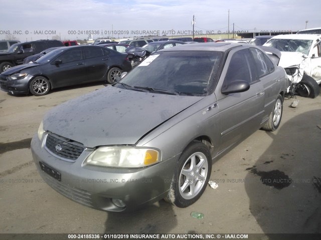 3N1BB51D01L107476 - 2001 NISSAN SENTRA SE TAN photo 2