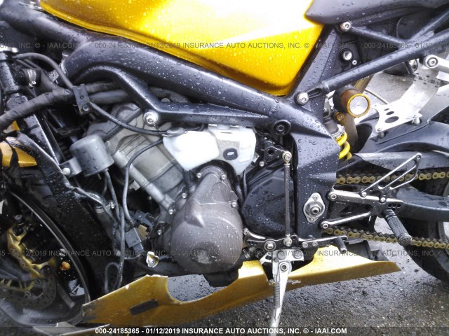 SMTD00NS67J286423 - 2007 TRIUMPH MOTORCYCLE DAYTONA 675 GOLD photo 9