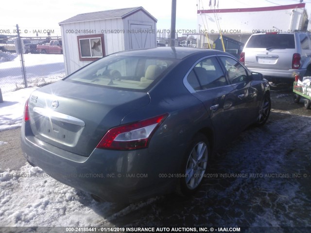 1N4AA51E79C813135 - 2009 NISSAN MAXIMA S/SV GRAY photo 4