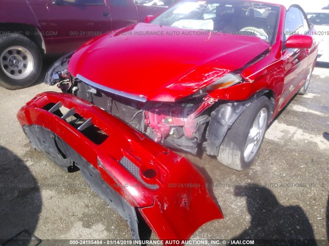 4T1FA38P97U134370 - 2007 TOYOTA CAMRY SOLARA SE/SLE RED photo 6