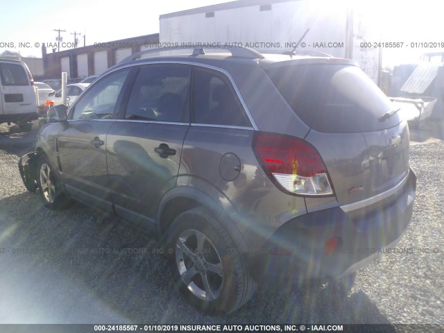 3GNAL2EKXCS552398 - 2012 CHEVROLET CAPTIVA SPORT/LS GRAY photo 3