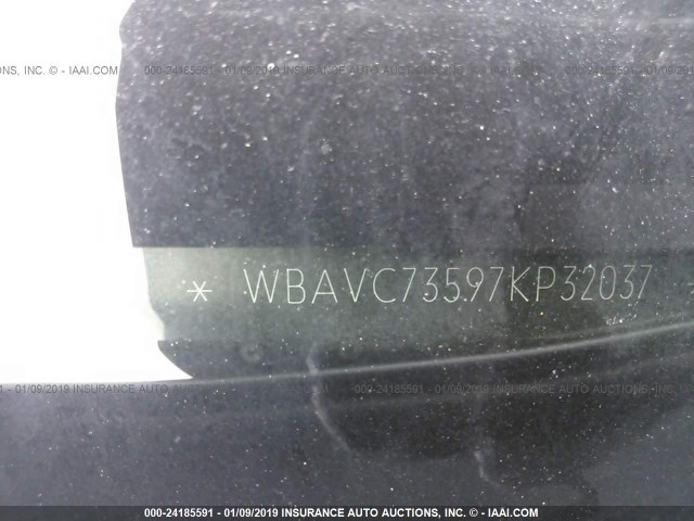 WBAVC73597KP32037 - 2007 BMW 328 XI SULEV GRAY photo 9