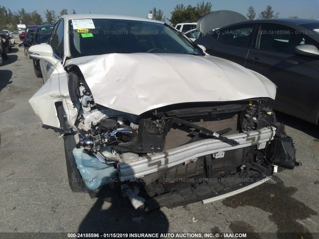 3FA6P0HD8ER397452 - 2014 FORD FUSION SE WHITE photo 6