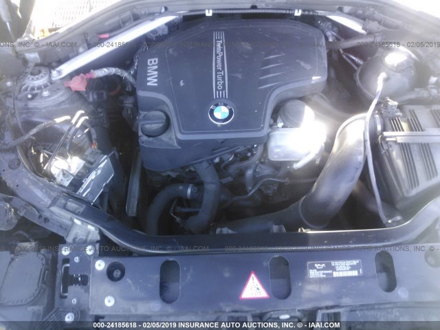 5UXWX9C54D0A14766 - 2013 BMW X3 XDRIVE28I GRAY photo 10
