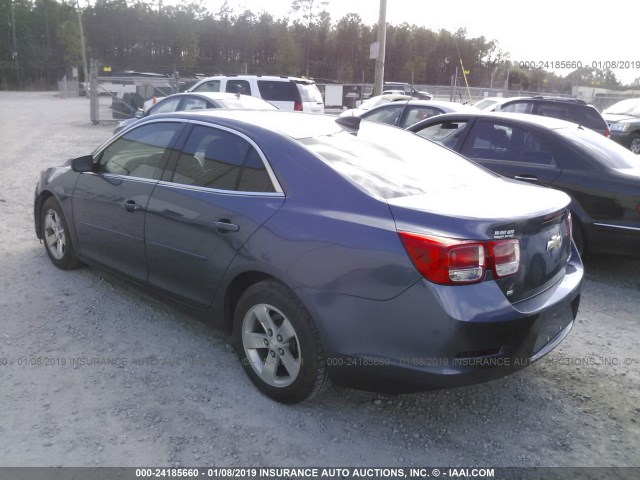 1G11B5SLXFF275828 - 2015 CHEVROLET MALIBU LS ლურჯი ფოტო 3