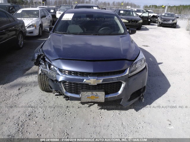1G11B5SLXFF275828 - 2015 CHEVROLET MALIBU LS ლურჯი ფოტო 6