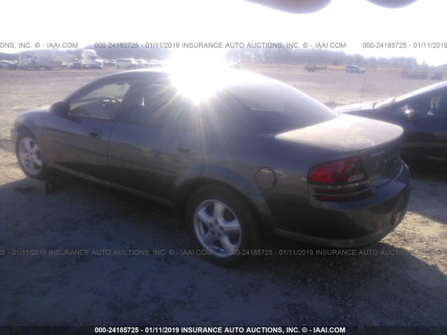 1B3EL46X45N529973 - 2005 DODGE STRATUS SXT GRAY photo 3