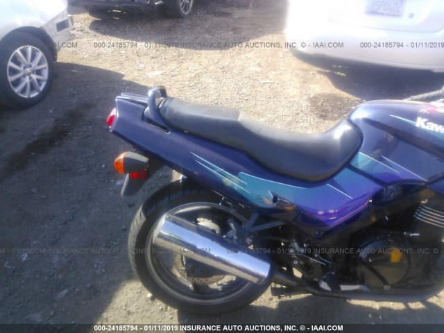 JKAEXVD10SA011668 - 1995 KAWASAKI EX500 D BLUE photo 6