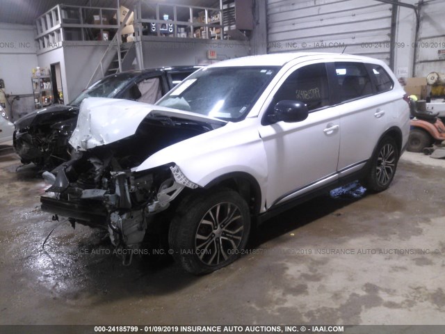 JA4AZ3A37GZ014756 - 2016 MITSUBISHI OUTLANDER SE/SEL WHITE photo 2