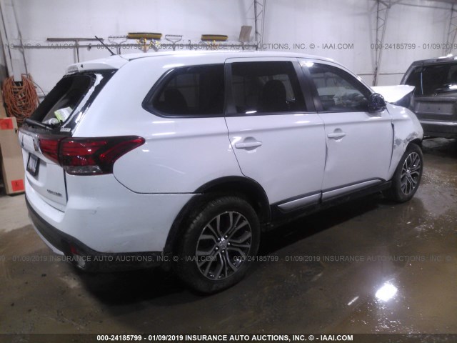 JA4AZ3A37GZ014756 - 2016 MITSUBISHI OUTLANDER SE/SEL WHITE photo 4