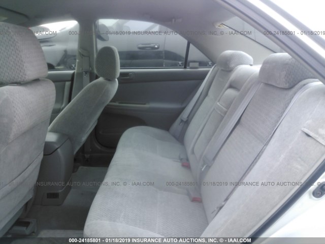 4T1BE32K33U675831 - 2003 TOYOTA CAMRY LE/XLE/SE SILVER photo 8