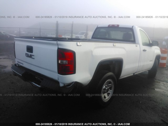 1GTN1LEC9GZ157474 - 2016 GMC SIERRA C1500 WHITE photo 4