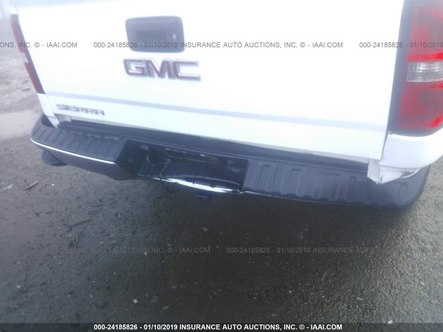 1GTN1LEC9GZ157474 - 2016 GMC SIERRA C1500 WHITE photo 6