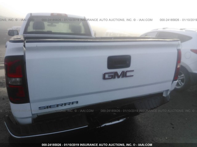 1GTN1LEC9GZ157474 - 2016 GMC SIERRA C1500 WHITE photo 8