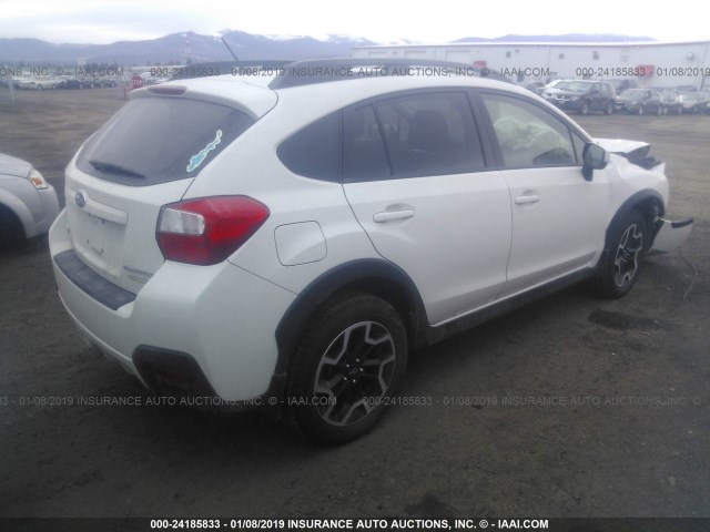 JF2GPABC3HH257840 - 2017 SUBARU CROSSTREK PREMIUM WHITE photo 4