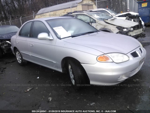 KMHJF35F6YU960098 - 2000 HYUNDAI ELANTRA GLS SILVER photo 1