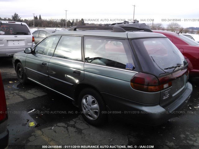 4S3BK6356S6361620 - 1995 SUBARU LEGACY L/OUTBACK GREEN photo 3