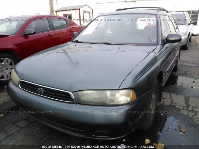 4S3BK6356S6361620 - 1995 SUBARU LEGACY L/OUTBACK GREEN photo 6