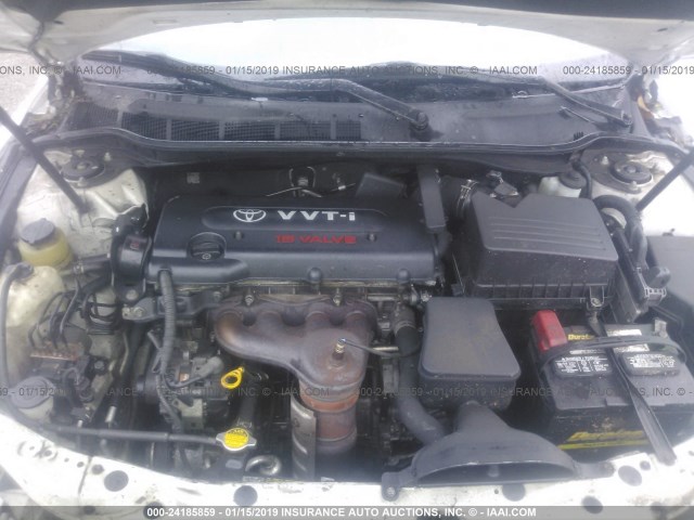 4T1BE46K27U546176 - 2007 TOYOTA CAMRY NEW GENERAT CE/LE/XLE/SE WHITE photo 10