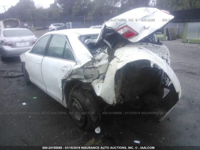 4T1BE46K27U546176 - 2007 TOYOTA CAMRY NEW GENERAT CE/LE/XLE/SE WHITE photo 3