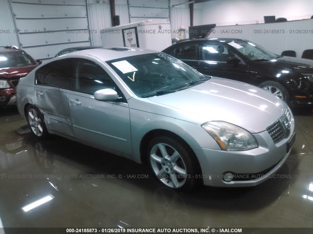 1N4BA41E26C822965 - 2006 NISSAN MAXIMA SE/SL SILVER photo 1