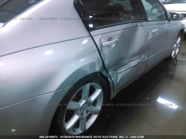 1N4BA41E26C822965 - 2006 NISSAN MAXIMA SE/SL SILVER photo 6