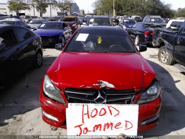 WDDGJ4HB6EG161319 - 2014 MERCEDES-BENZ C 250 RED photo 10