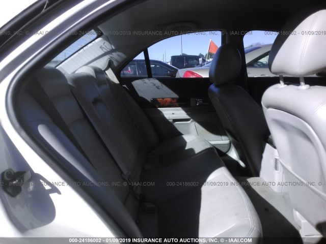 1LNHM87A65Y665591 - 2005 LINCOLN LS WHITE photo 8