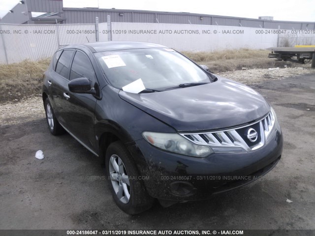 JN8AZ1MU6AW005753 - 2010 NISSAN MURANO S/SL/LE BLACK photo 1