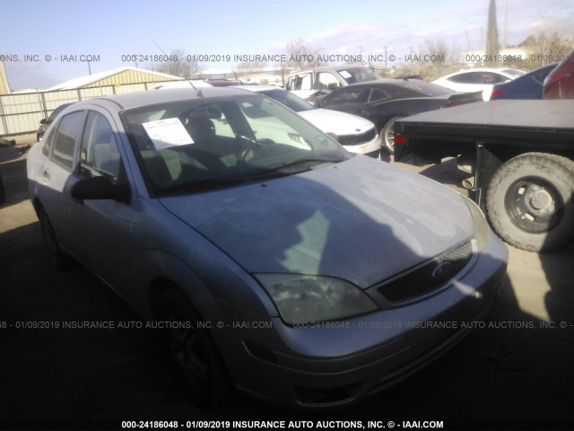 1FAFP34N87W204006 - 2007 FORD FOCUS ZX4/S/SE/SES GRAY photo 1