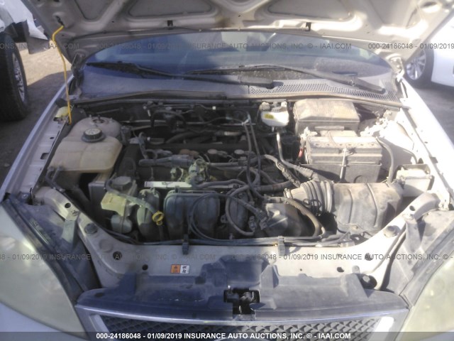 1FAFP34N87W204006 - 2007 FORD FOCUS ZX4/S/SE/SES GRAY photo 10