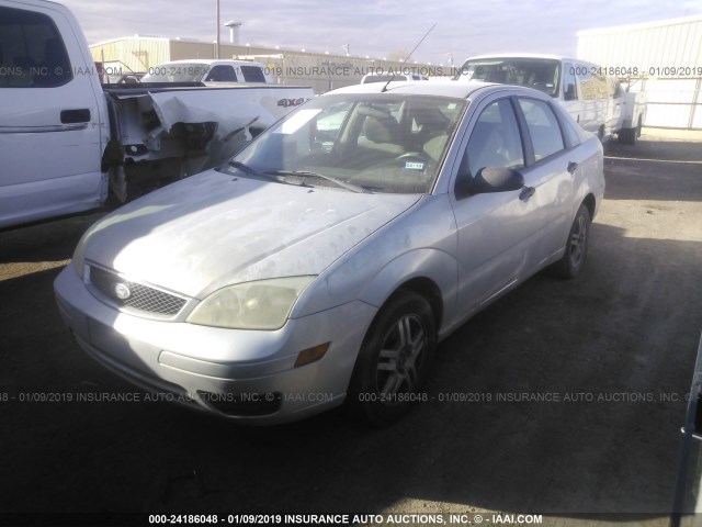 1FAFP34N87W204006 - 2007 FORD FOCUS ZX4/S/SE/SES GRAY photo 2