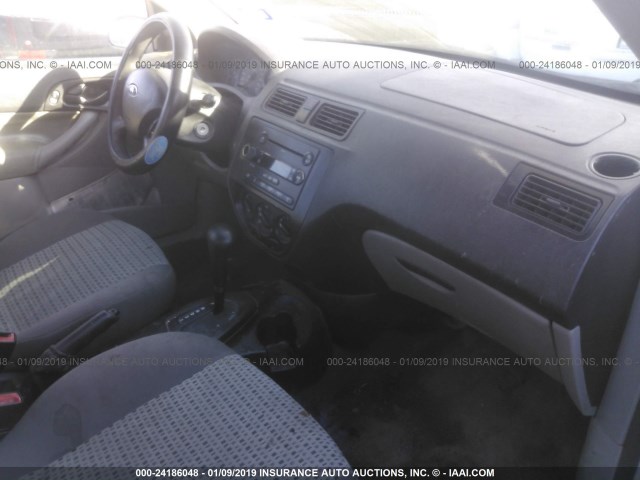 1FAFP34N87W204006 - 2007 FORD FOCUS ZX4/S/SE/SES GRAY photo 5