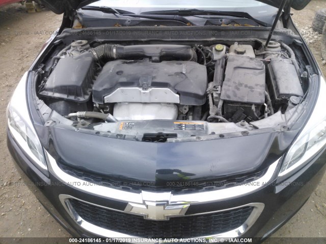 1G11B5SLXFF252002 - 2015 CHEVROLET MALIBU LS შავი ფოტო 10