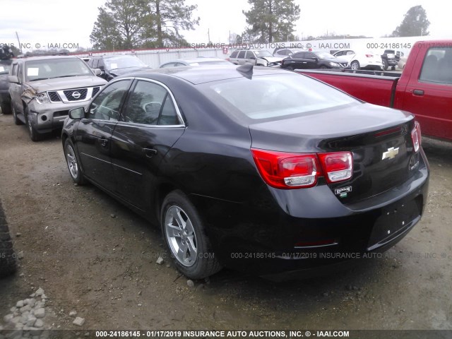 1G11B5SLXFF252002 - 2015 CHEVROLET MALIBU LS შავი ფოტო 3