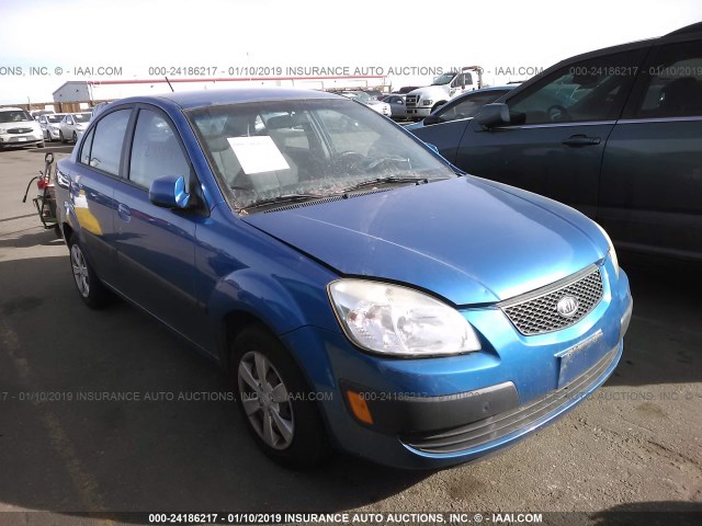 KNADE223396510050 - 2009 KIA RIO LX/SX BLUE photo 1