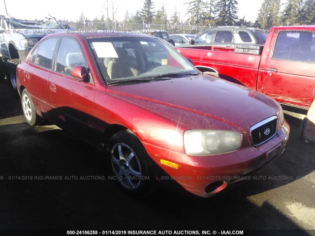 KMHDN45D93U525590 - 2003 HYUNDAI ELANTRA GLS/GT RED photo 1