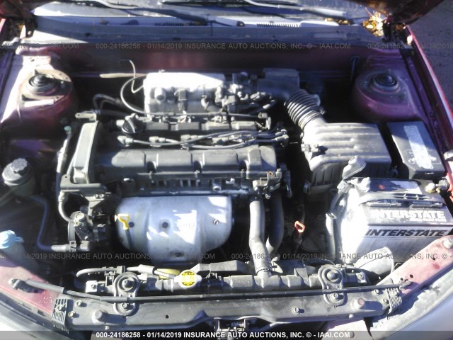 KMHDN45D93U525590 - 2003 HYUNDAI ELANTRA GLS/GT RED photo 10