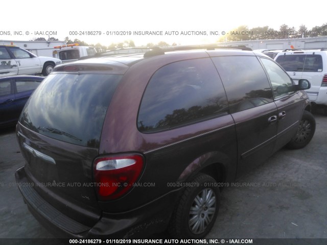 2A4GP44R57R100177 - 2007 CHRYSLER TOWN & COUNTRY LX BURGUNDY photo 4