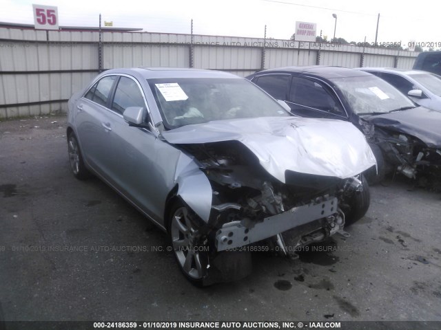 1G6AB5RA5D0113023 - 2013 CADILLAC ATS LUXURY SILVER photo 1