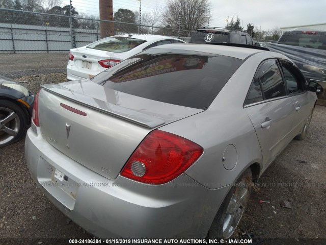 1G2ZH558264115474 - 2006 PONTIAC G6 GT SILVER photo 4