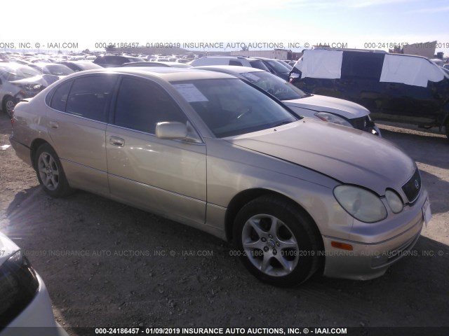 JT8BD69S730187275 - 2003 LEXUS GS 300 GOLD photo 1