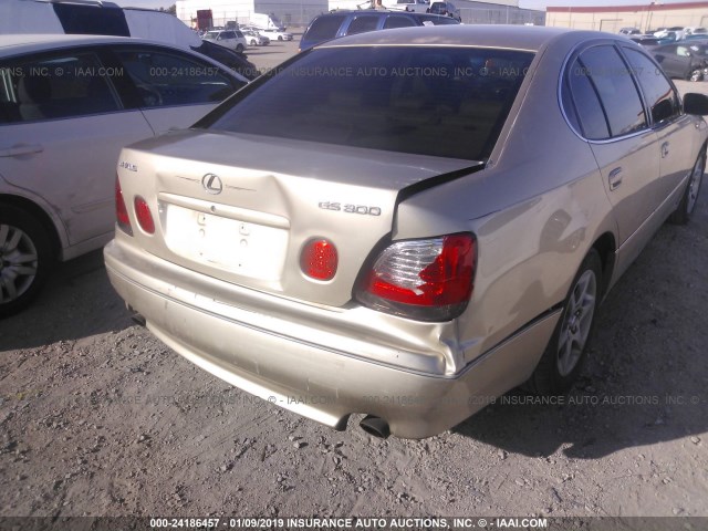 JT8BD69S730187275 - 2003 LEXUS GS 300 GOLD photo 6