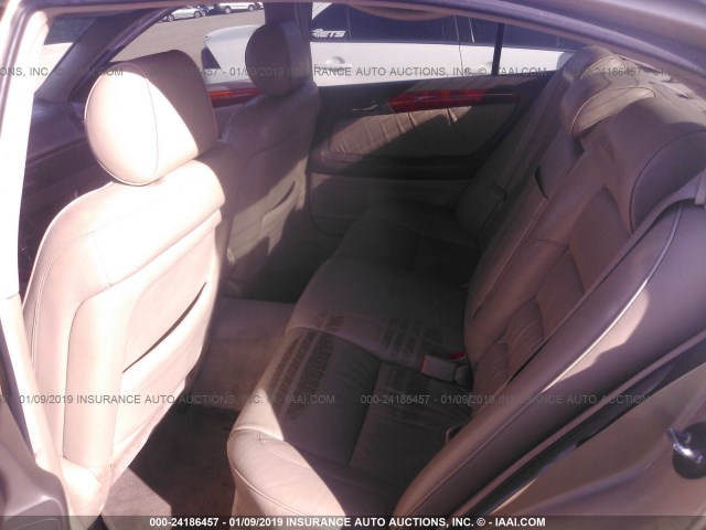 JT8BD69S730187275 - 2003 LEXUS GS 300 GOLD photo 8