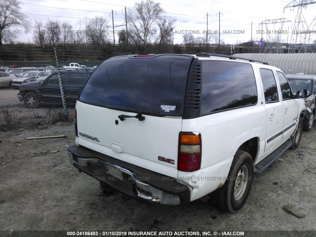 3GKFK16Z33G124428 - 2003 GMC YUKON XL K1500 WHITE photo 4